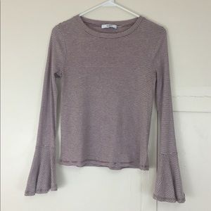 Ro & De XS striped shirt with flared wrists